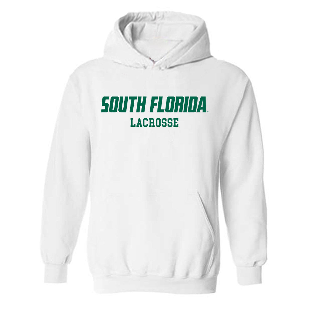 USF - NCAA Women's Lacrosse : Grace Brukiewa - Classic Fashion Shersey Hooded Sweatshirt-0