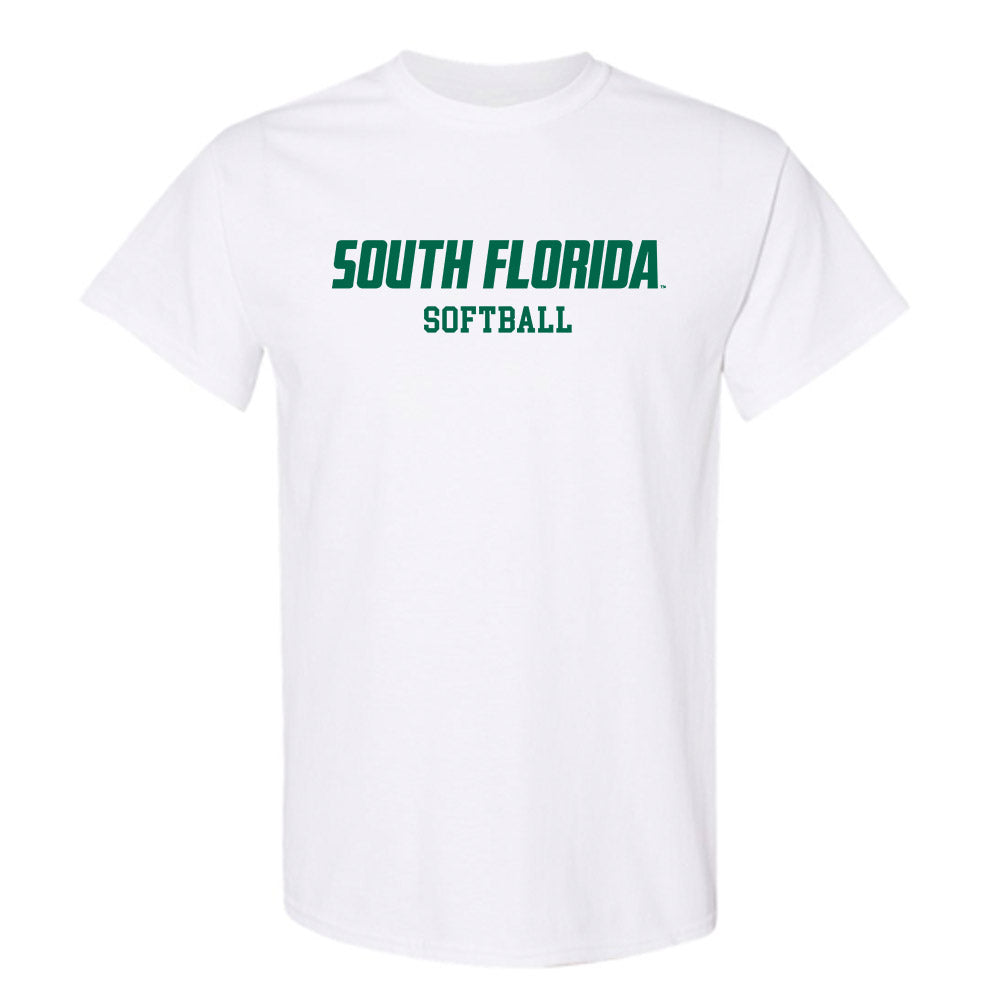 USF - NCAA Softball : Abbie DeWaters - Classic Fashion Shersey T-Shirt-0