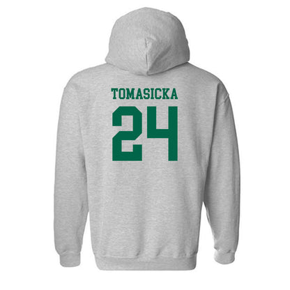 USF - NCAA Women's Basketball : Raina Tomasicka - Classic Fashion Shersey Hooded Sweatshirt-1