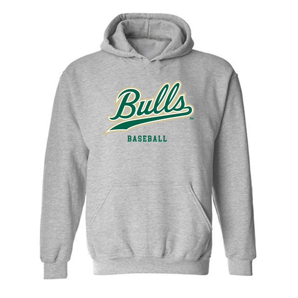 USF - NCAA Baseball : Eli Pitts - Classic Fashion Shersey Hooded Sweatshirt-0