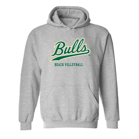 USF - NCAA Beach Volleyball : Addison Bounds - Classic Fashion Shersey Hooded Sweatshirt-0