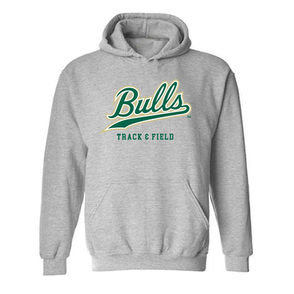 USF - NCAA Men's Track & Field : Kendell Mosley Jr - Classic Fashion Shersey Hooded Sweatshirt-0