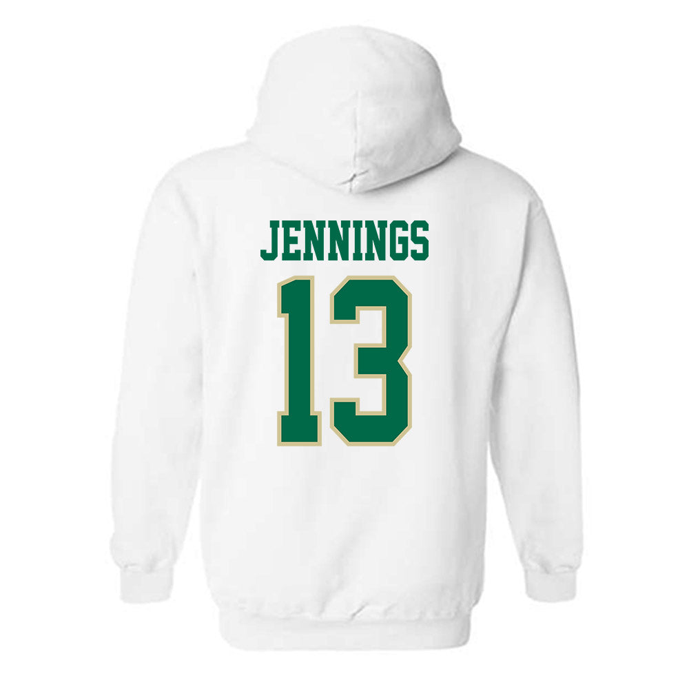 USF - NCAA Men's Basketball : Kasen Jennings - Classic Fashion Shersey Hooded Sweatshirt