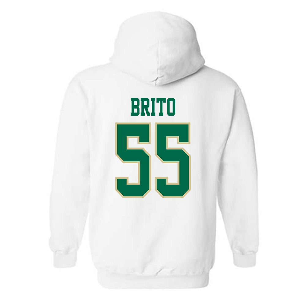 USF - NCAA Women's Basketball : Carla Brito - Classic Fashion Shersey Hooded Sweatshirt-1