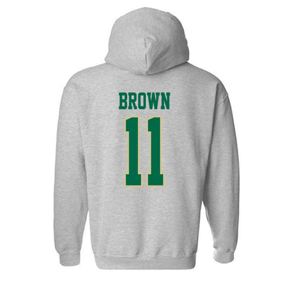 USF - NCAA Men's Basketball : CJ Brown - Classic Fashion Shersey Hooded Sweatshirt