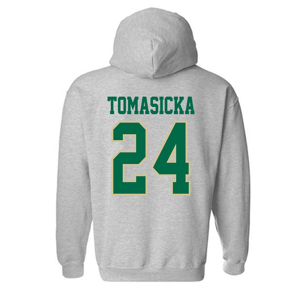 USF - NCAA Women's Basketball : Raina Tomasicka - Classic Fashion Shersey Hooded Sweatshirt-1