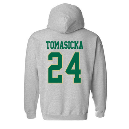 USF - NCAA Women's Basketball : Raina Tomasicka - Classic Fashion Shersey Hooded Sweatshirt-1