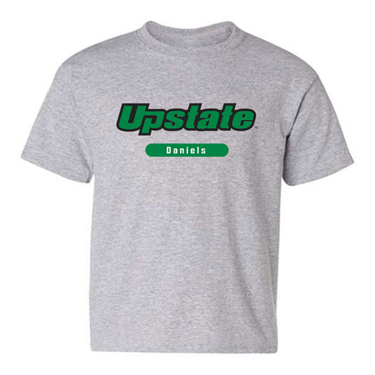 USC Upstate - NCAA Men's Track & Field : Evan Daniels - Classic Fashion Shersey Youth T-Shirt-0