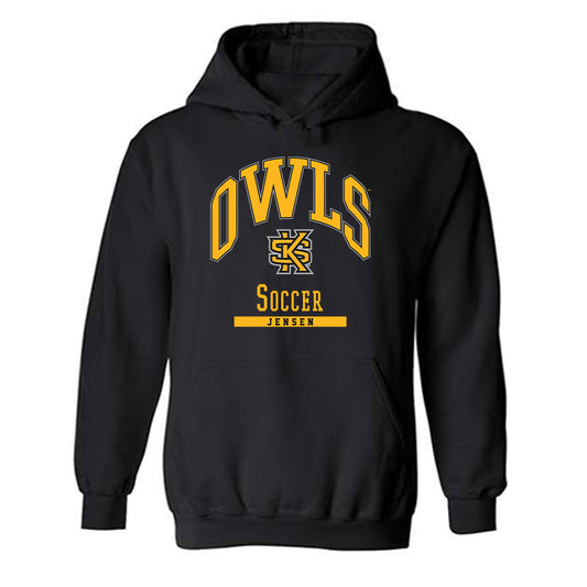 Kennesaw - NCAA Women's Soccer : Mai Jensen - Classic Fashion Shersey Hooded Sweatshirt-0