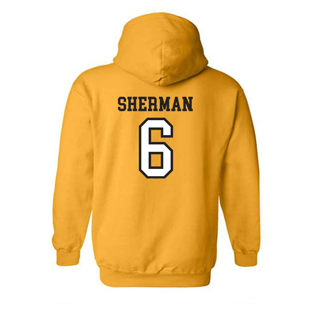  - NCAA Men's Basketball : Frankquon Sherman - Classic Fashion Shersey Hooded Sweatshirt-1