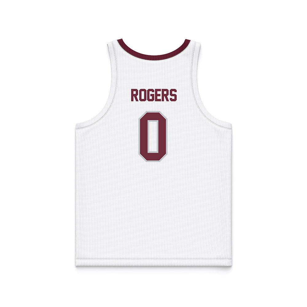 Mississippi State - NCAA Women's Basketball : Darrione Rogers - White Basketball Jersey-1