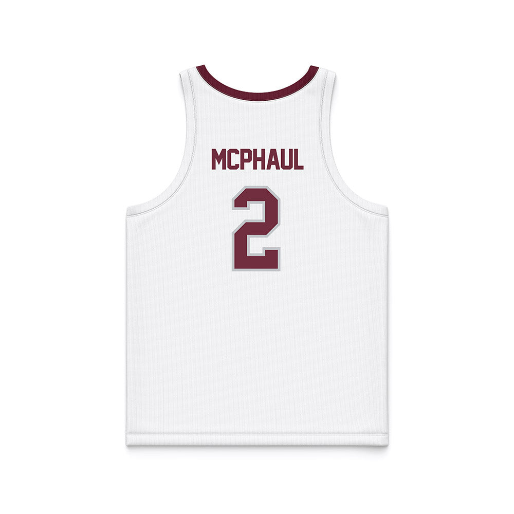Mississippi State - NCAA Women's Basketball : Destiney McPhaul - White Basketball Jersey-1