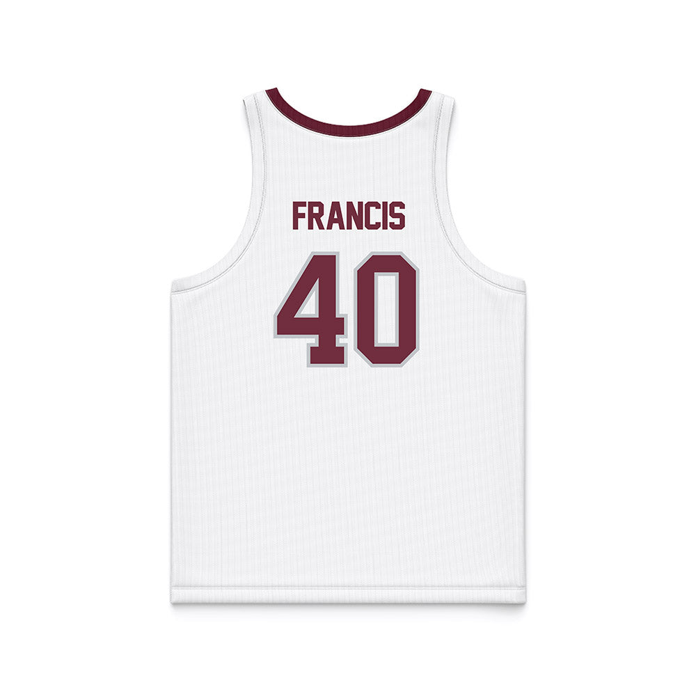 Mississippi State - NCAA Women's Basketball : Madison Francis - White Basketball Jersey-1
