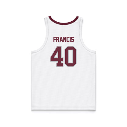 Mississippi State - NCAA Women's Basketball : Madison Francis - White Basketball Jersey-1