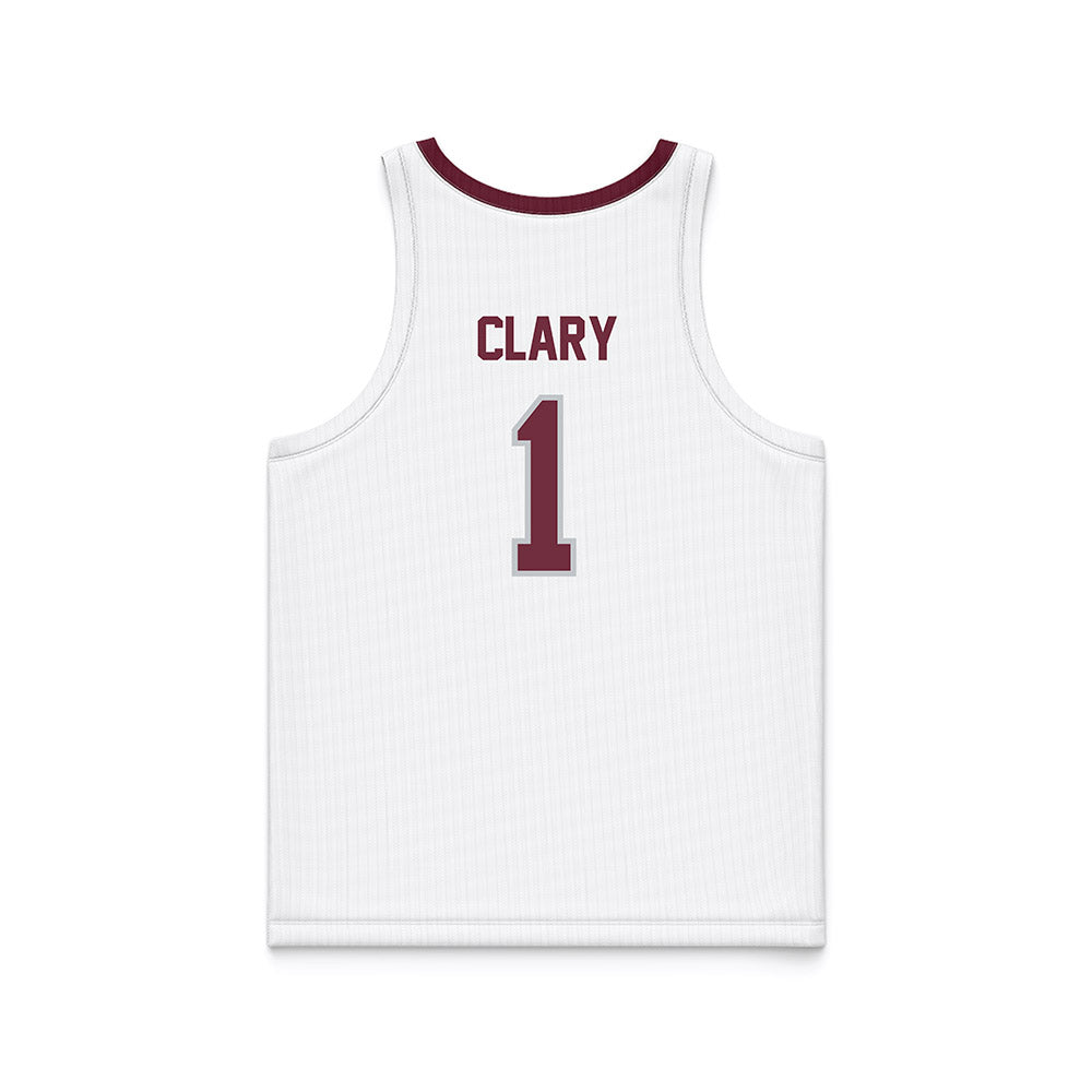 Mississippi State - NCAA Men's Basketball : Kanye Clary - White Basketball Jersey-1