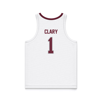 Mississippi State - NCAA Men's Basketball : Kanye Clary - White Basketball Jersey-1