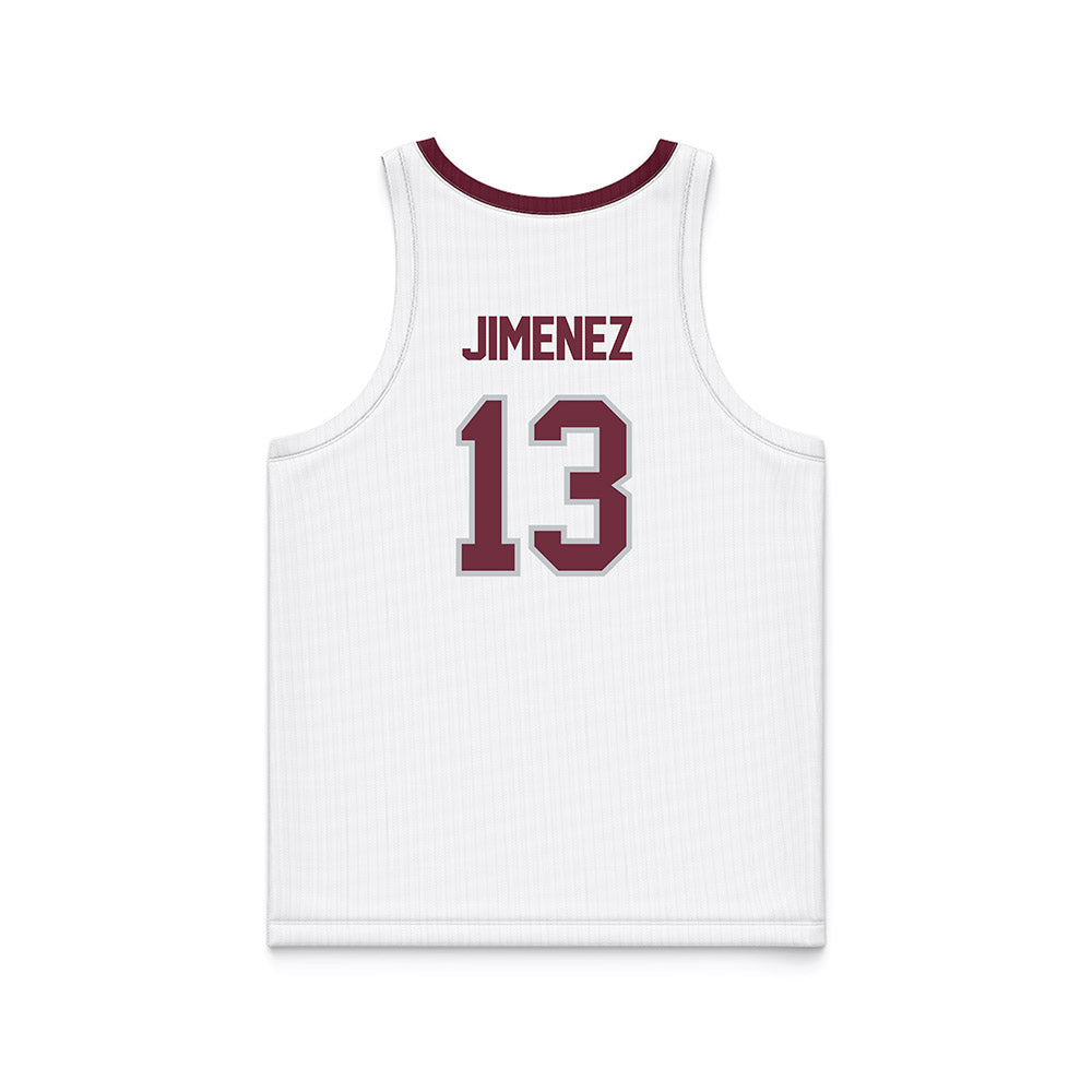 Mississippi State - NCAA Women's Basketball : Rocio Jimenez - White Basketball Jersey-1