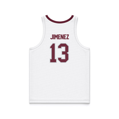Mississippi State - NCAA Women's Basketball : Rocio Jimenez - White Basketball Jersey-1
