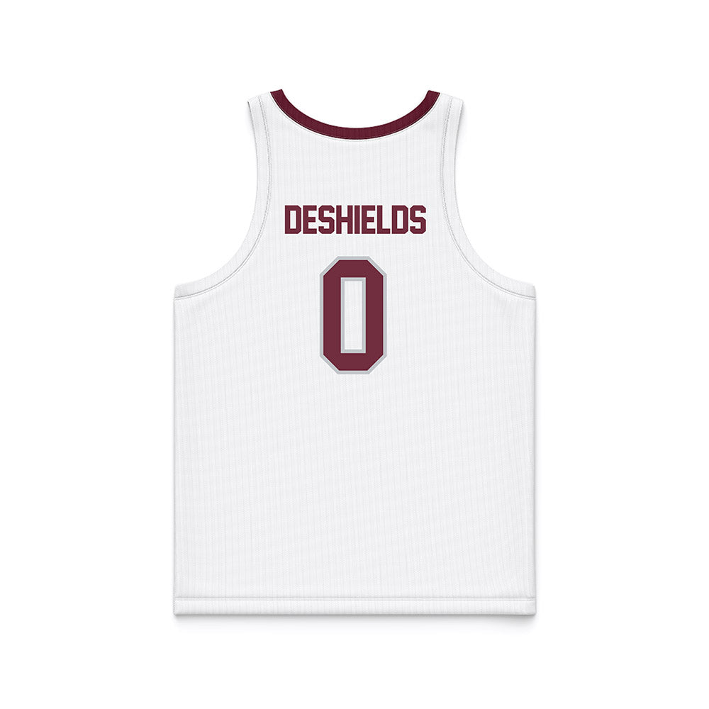 Mississippi State - NCAA Women's Basketball : Denim DeShields - White Basketball Jersey-1