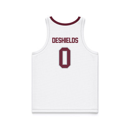 Mississippi State - NCAA Women's Basketball : Denim DeShields - White Basketball Jersey-1