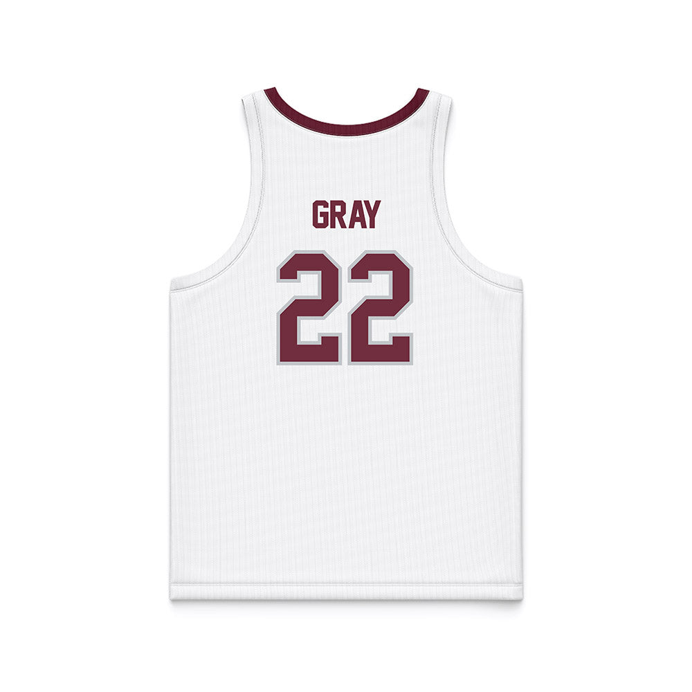 Mississippi State - NCAA Women's Basketball : Nataliyah Gray - White Basketball Jersey-1