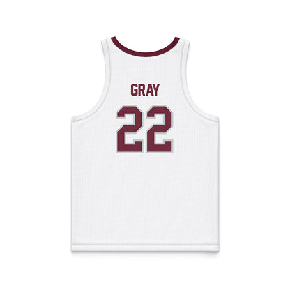 Mississippi State - NCAA Women's Basketball : Nataliyah Gray - White Basketball Jersey-1