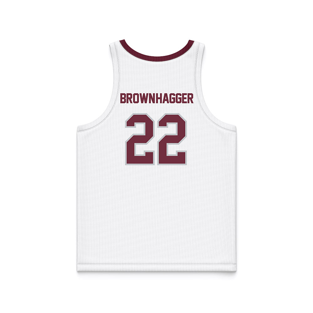 Mississippi State - NCAA Women's Basketball : Jasmine Brown-Hagger - White Basketball Jersey-1