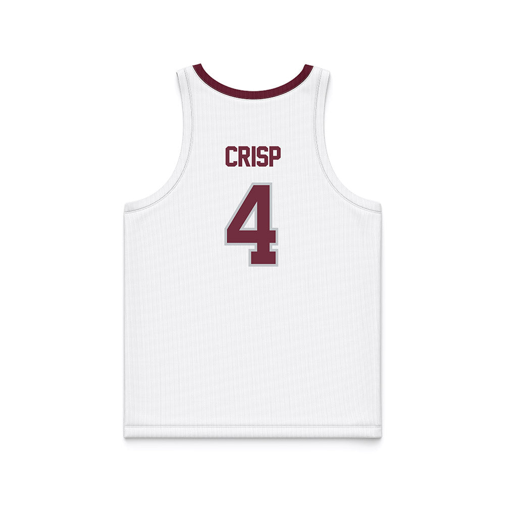 Mississippi State - NCAA Women's Basketball : Trayanna Crisp - White Basketball Jersey-1