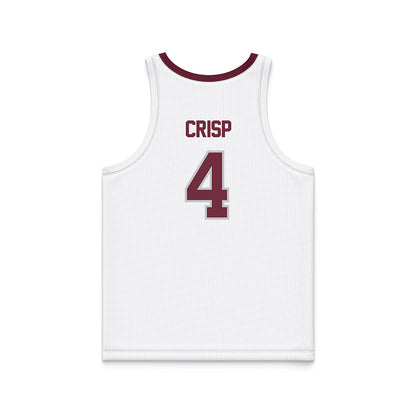 Mississippi State - NCAA Women's Basketball : Trayanna Crisp - White Basketball Jersey-1
