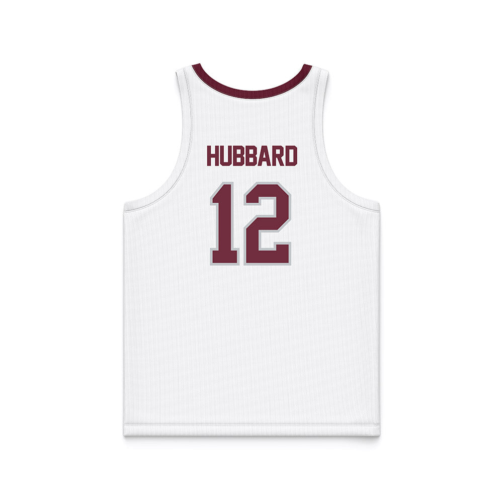 Mississippi State - NCAA Men's Basketball : Josh Hubbard - White Basketball Jersey-1