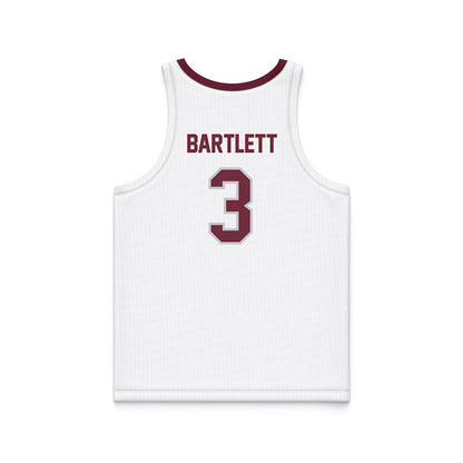 Mississippi State - NCAA Men's Basketball : Tee Bartlett - White Basketball Jersey-1