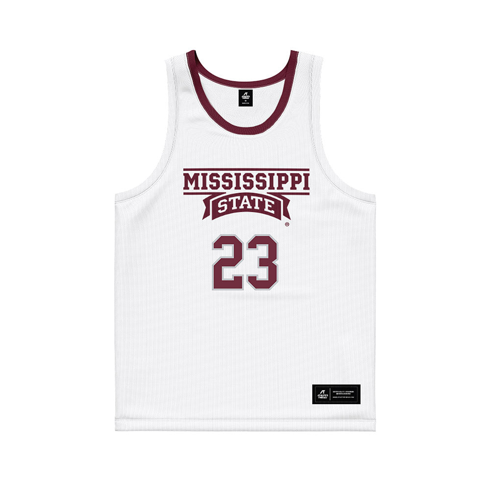 Mississippi State - NCAA Women's Basketball : Ramani Parker - White Basketball Jersey-0