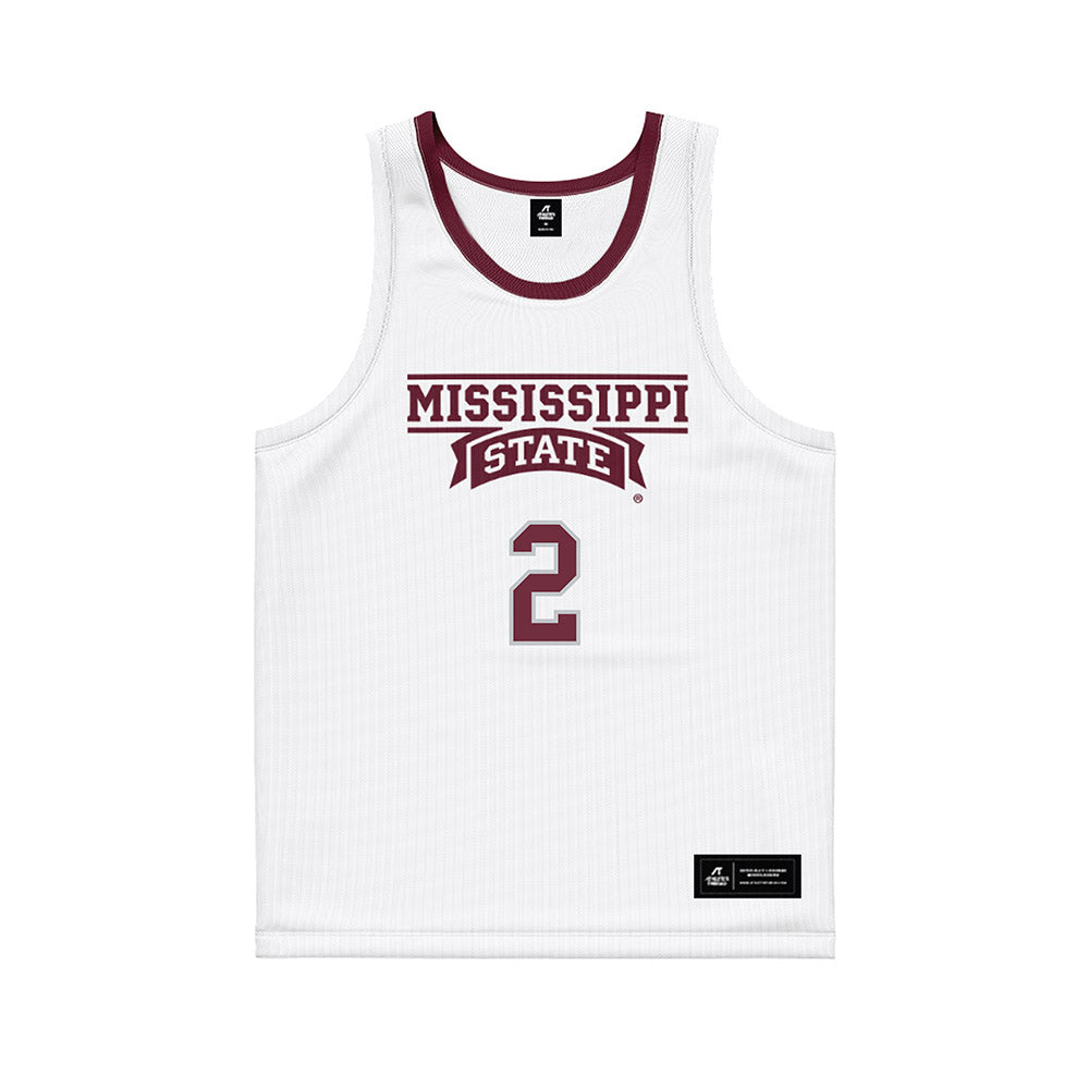 Mississippi State - NCAA Women's Basketball : Destiney McPhaul - White Basketball Jersey-0