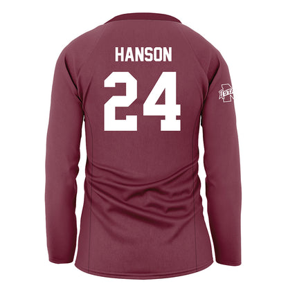 Mississippi State - NCAA Women's Volleyball : Cayley Hanson - Maroon Volleyball Jersey-1