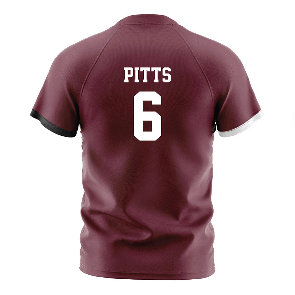Mississippi State - NCAA Women's Soccer : Ellie Pitts - Maroon Soccer Jersey-1