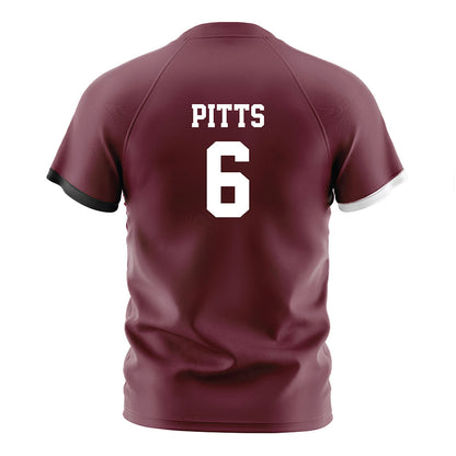 Mississippi State - NCAA Women's Soccer : Ellie Pitts - Maroon Soccer Jersey-1