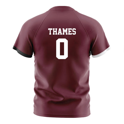 Mississippi State - NCAA Women's Soccer : Taylor Thames - Maroon Soccer Jersey-1