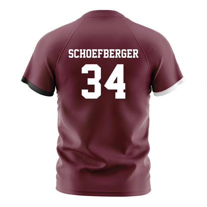 Mississippi State - NCAA Women's Soccer : Naila Schoefberger - Maroon Soccer Jersey-1