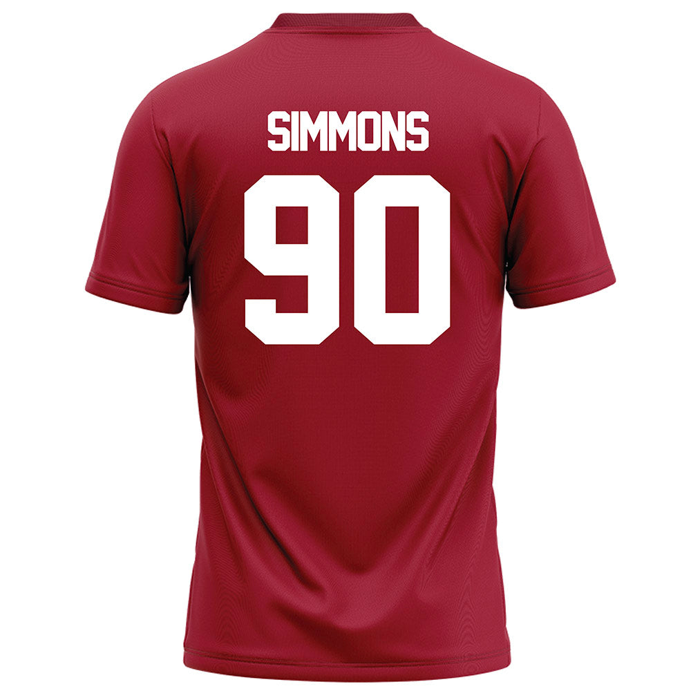 Alabama - NCAA Football : London Simmons - Football Jersey-1