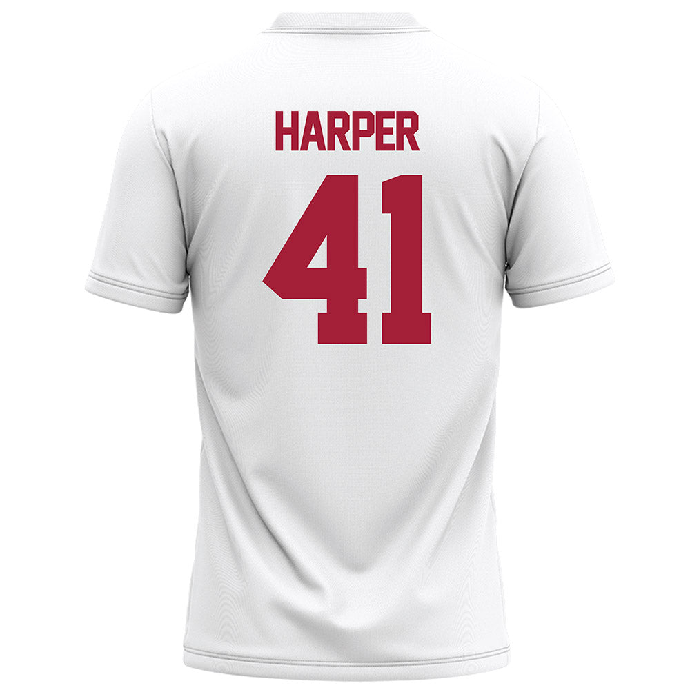 Alabama - Football Alumni : Roman Harper - White Football Jersey-1