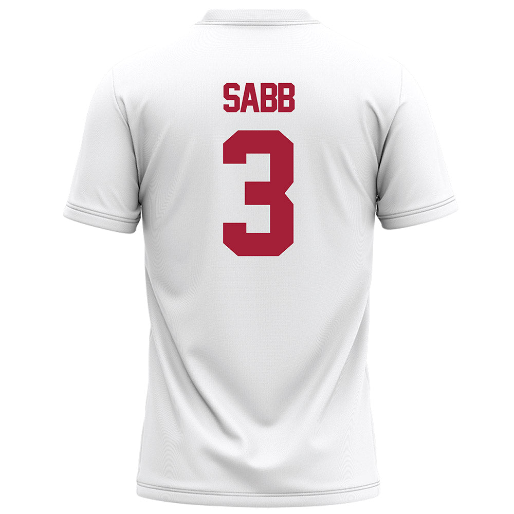 Alabama - NCAA Football : Keon Sabb - White Football Jersey