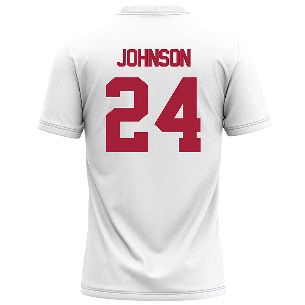 Alabama - Football Alumni : Marquis Johnson - White Football Jersey