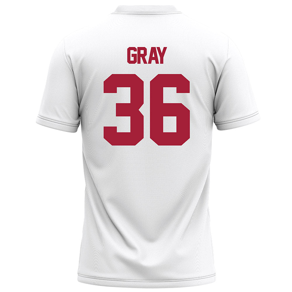 Alabama - Football Alumni : Eric Gray - White Football Jersey