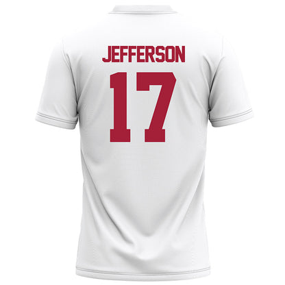 Alabama - NCAA Football : Amari Jefferson - White Football Jersey