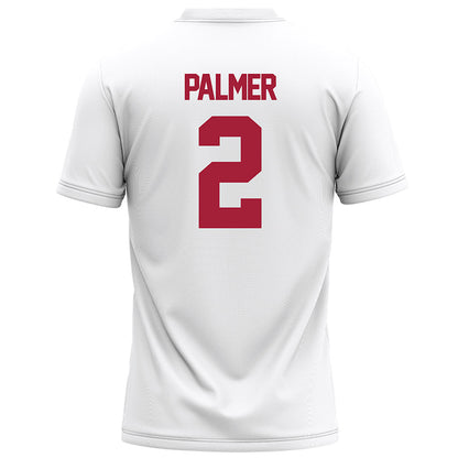 Alabama - Football Alumni : David Palmer - White Football Jersey