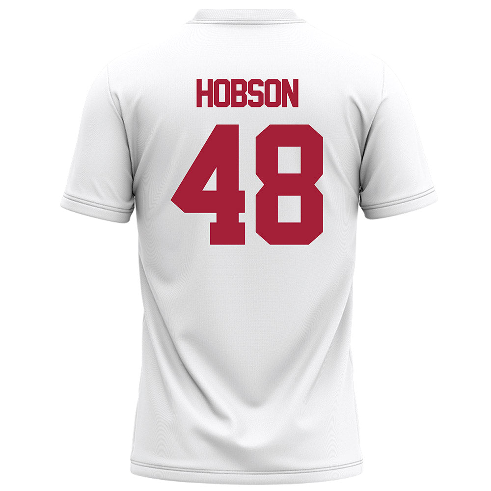 Alabama - NCAA Football : Jayden Hobson - White Football Jersey-1