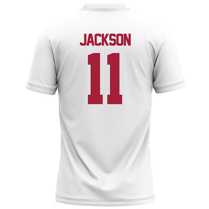 Alabama - NCAA Football : Ian Jackson - White Football Jersey-1