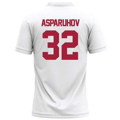 Alabama - NCAA Football : Alex Asparuhov - White Football Jersey-1