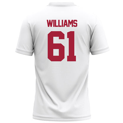 Alabama - Football Alumni : John Byrd Williams - White Football Jersey