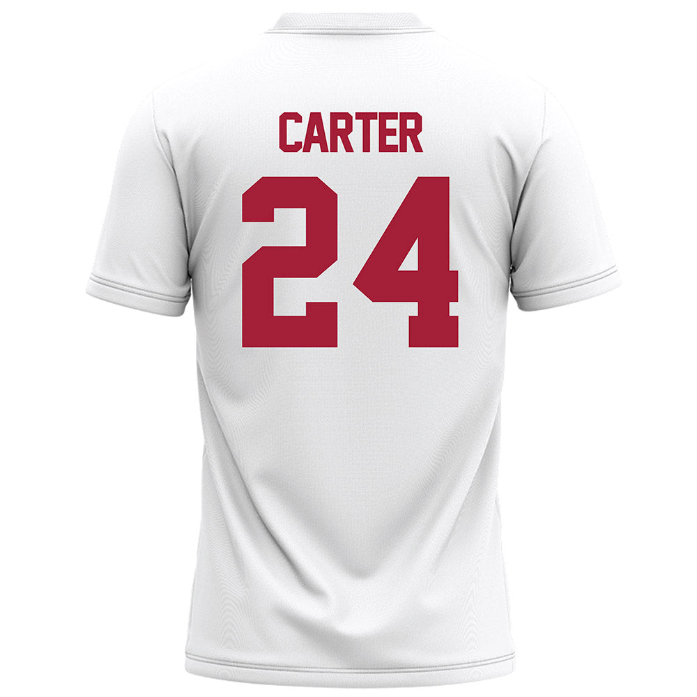 Alabama - NCAA Football : Noah Carter - White Football Jersey